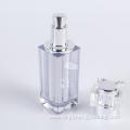 Luxury square Cosmetic Lotion Bottle with Pump